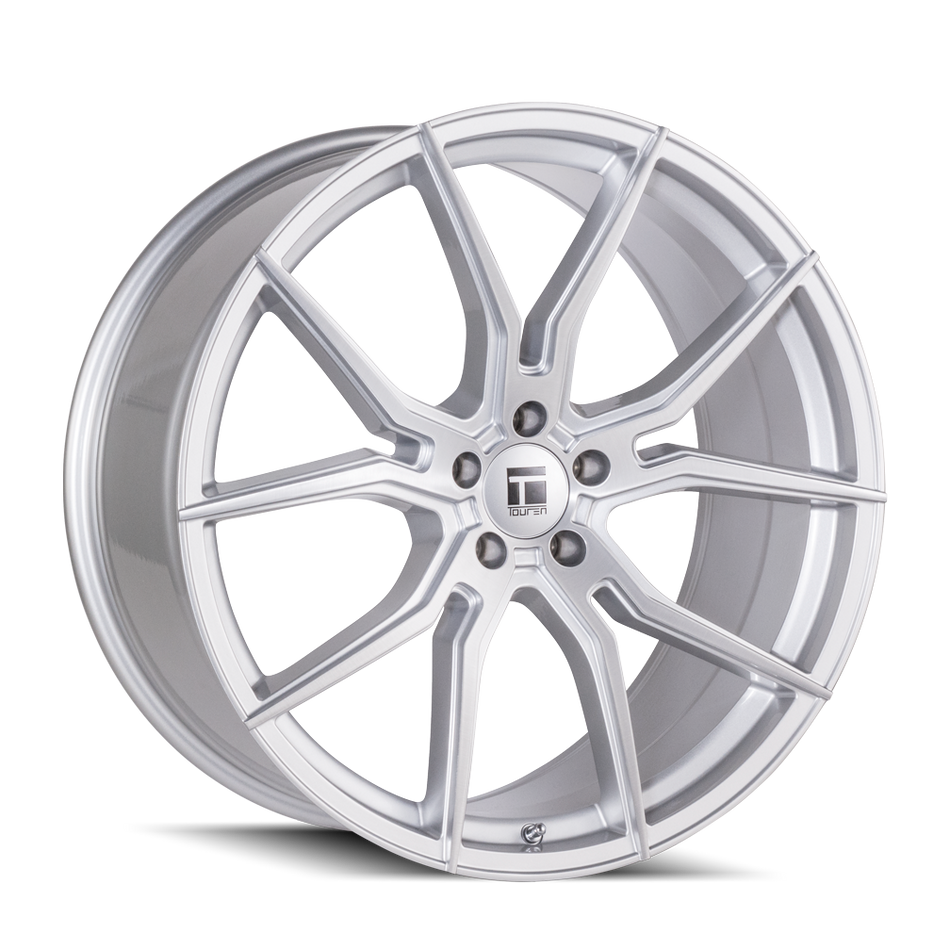 TOUREN TF01 3501 GLOSS SILVER BRUSHED 22X10.5 5-114.3 45MM 72.62MM