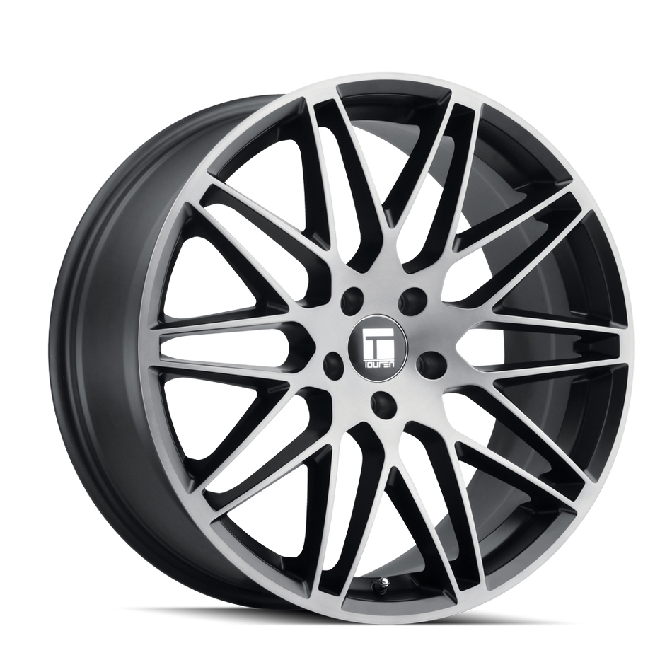 TOUREN TR75 3275 MATTE BLACK BRUSHED WITH DARK 20X9 5-120 35MM 72.56MM