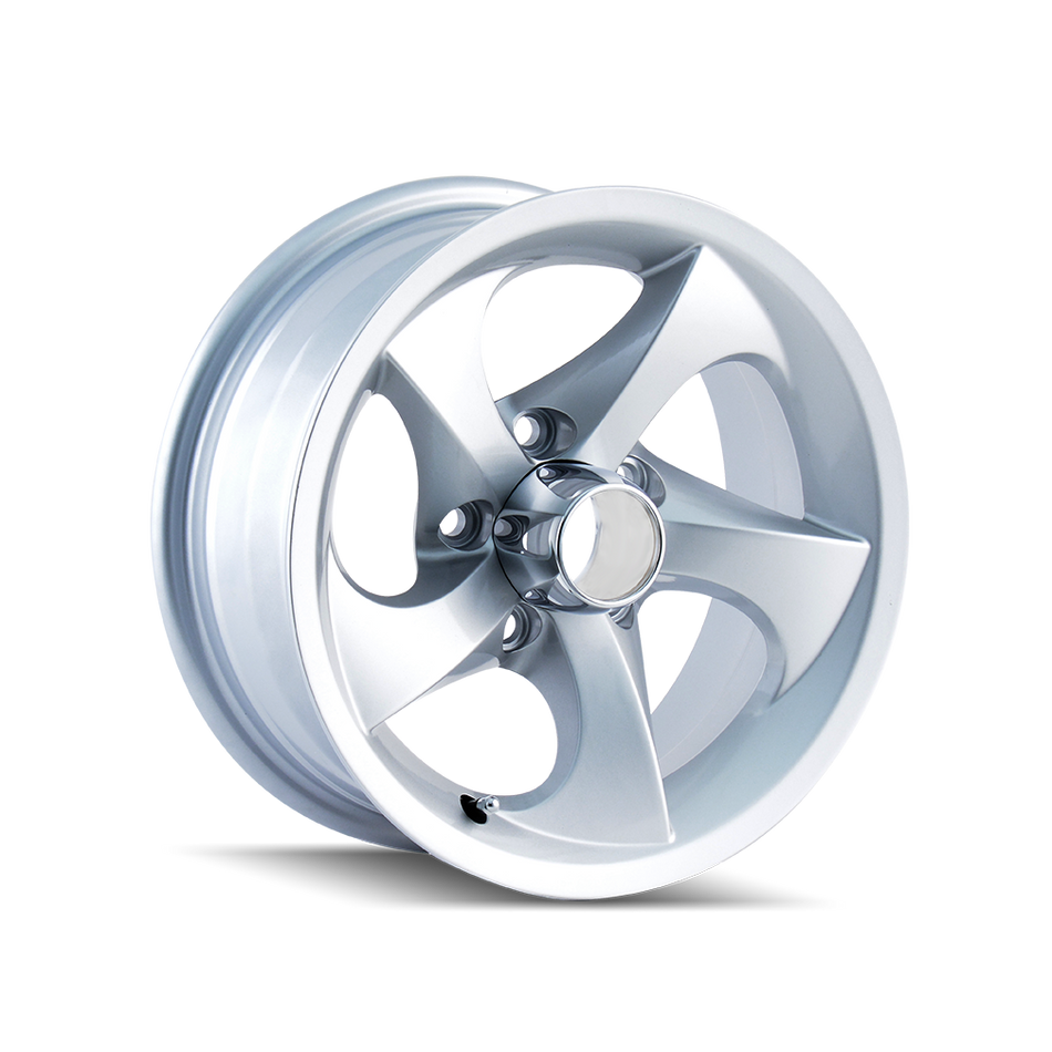 TRAILER WHEELS 16 GLOSS HYPER SILVER MACHINED 15X6 6-139.7 0MM 108MM