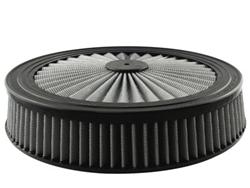 Air Filter, Performance, Round, Synthetic, 14 in. Diameter, 3.0 in. Height, Universal, Each
