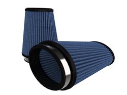 Air Filter, Pro 5R, Cotton Gauze, Conical Oval Flanged, 3.0 x 4.75 in. Inlet, 6.0 in. Length, 4.0 x 5.75 in. Bottom, Pair
