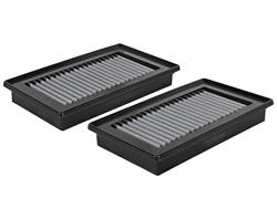 Air Filter Elements, Pro Dry S, Synthetic, Gray, Panel, for Infiniti, 3.5L, 3.7L, Pair