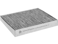 Cabin Air Filter Elements, Carbon/Charcoal, Gray/White, Buick, Cadillac, Chevy, GMC, Each