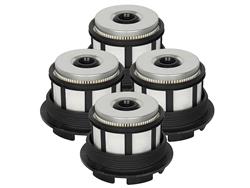 Fuel Filters, Pro GUARD D2, Inline, Stock Inlet/Outlet, Synthetic Fiber Element, Ford, 7.3L Diesel, Set of 4