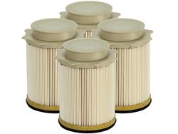 Fuel Filters, Pro GUARD D2, Cartridge Style, Stock Inlet/Outlet, Element, Diesel, Dodge, Ram, Set of 4