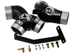 Air Intake Elbow, Manifold, Blade Runner, Aluminum, Black, Ford, Diesel, Each