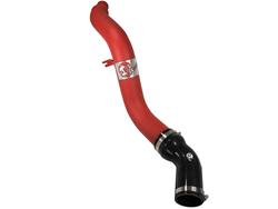 Intercooler Pipe, BladeRunner, Turbocharger To Intercooler Position, Aluminum, Red, Ram, 3.0L Diesel, Each