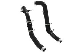 Intercooler Pipes, Hot and Cold Sides, Aluminum, Black, Dodge, 3.0L, Diesel, Kit