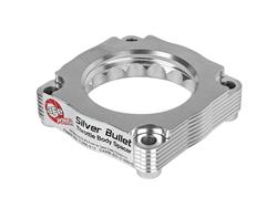 Throttle Body Spacer, SilverBullet, Billet Aluminum, Clear Anodized, BMW, Each