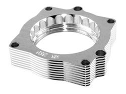 Throttle Body Spacer, SilverBullet, Billet Aluminum, Clear Anodized, Dodge, Each