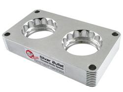 Throttle Body Spacer, SilverBullet, Aluminum, Ford, 4.6L, Ford Modular V8, Each