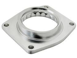 Throttle Body Spacer, SilverBullet, Billet Aluminum, Clear Anodized, Chevy, GMC, 5.3L, Each