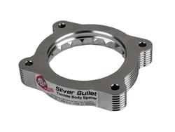 Throttle Body Spacer, Billet Aluminum, Clear Anodized, Buick, Chevrolet, GMC, Isuzu, Oldsmobile, Saab, 4.2L, Each