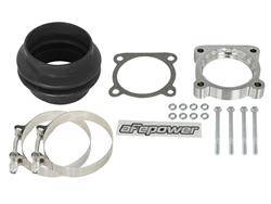 Throttle Body Spacers, Silver Bullet, Billet Aluminum, Clear Anodized, for Infiniti, for Nissan, Each