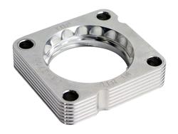 Throttle Body Spacer, SilverBullet, Billet Aluminum, Clear Anodized, for use on Acura®, Honda®, 2.4L, Each