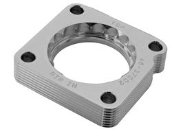 Throttle Body Spacer, SilverBullet, Billet Aluminum, Clear Anodized, for use on, Honda®, Each