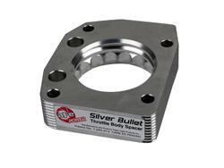 Throttle Body Spacer, Billet Aluminum, Clear Anodized, Honda®, Each