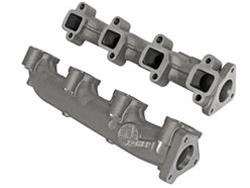 Exhaust Manifolds, BladeRunner, Ductile Iron, Natural, Chevy, GMC, 6.6L Diesel, Pair