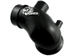 Air Intake Elbow, Turbo, Blade Runner, Aluminum, Black, Chevy, GMC, Diesel, Each