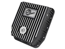 Automatic Transmission Pan, Deep, 2 qts. Capacity Increase, Aluminum, Black Powdercoated, Ford, AOD, Each