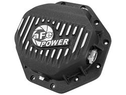 Differential Covers, Pro Series, Aluminum, Black Powdercoated, Chrysler 9.25 in., Rear, Dodge, Ram, Each