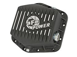 Differential Cover, Pro Series, Black Textured Powdercoat, Machined Fins, Aluminum, Magnetic Drain Plug, Chevy, GMC, Each