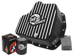 Oil Pans, Pro Series, 11.00 qt. Capacity, Cast Aluminum, Wrinkle Black Powdercoated, Chevrolet, GMC, 6.6L Diesel, Each