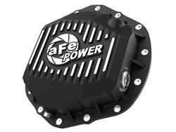 Differential Cover, AAM 11.5, 14-bolt, Pro Series Rear Differential Cover Black w/ Machined Fins