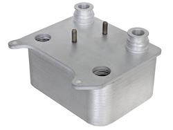 Engine Oil Cooler, BladeRunner, Reservoir, Aluminum, Natural, Ford, Kit