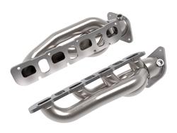 Headers, Twisted Steel, Shorty, Stainless Steel, Natural, D-port, Jeep, 6.4L, Pair