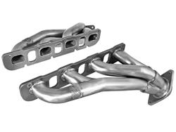 Headers, Twisted Steel, Shorty, Tuned, Stainless Steel, Natural, 1 3/4 in. Primary Tube O.D., Dodge, 6.4L, Kit