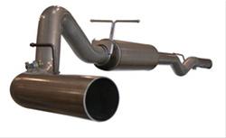 Exhaust System, Large Bore HD, Cat-Back, Steel, Aluminized, Chevy, GMC, 6.6L Duramax Diesel, Kit
