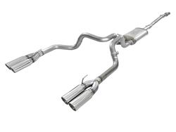 Exhaust System, Vulcan Series, 304 Stainless Steel, Cat-Back, Polished Tips, Chevy, GMC, Kit