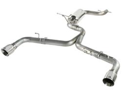 Exhaust System, Mach Force XP, Cat-back, Single In/Dual Out, Stainless Steel, Rear Exit, Volkswagen, 2.0L, Kit