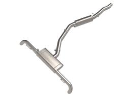 Exhaust Systems, Mach Force XP, Cat-back, Single In/Dual Out, Stainless Steel, Natural, Split Rear Exit, Audi, 2.0L, Kit