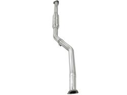 Intermediate Pipe, Exhaust Mid-Pipe, Stainless Steel, Natural, 2.50 in. O.D., for use on Honda®, 3.5L, Each