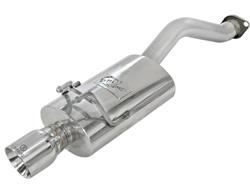 Exhaust System, Takeda, Rear Axle-back, Single, Stainless, Natural, Rear Exit, for use on Honda®, 1.8L, Kit