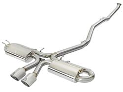 Exhaust System, Takeda, Cat-Back, Stainless Steel, Center Rear Exit, Polished Tips, for use on Honda®, 1.5L, Kit