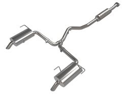 Takeda 2-1/2 IN to 2-1/4 IN 304 Stainless Steel Cat-Back Exhaust System Subaru Outback 20-23 H4-2.4L (t)