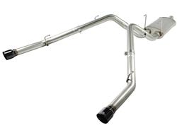 Exhaust System, Mach Force XP, Cat-back, Single In/Dual Out, Stainless, Split Rear Exit, Dodge, Ram, 5.7L Hemi