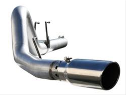 Exhaust System, Large Bore HD, DPF-Back, Stainless Steel, Tip, Ford, 6.4L, Diesel, Kit