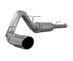 Exhaust System, Large Bore HD, Cat-Back, Stainless Steel, Polished Tip, Ford, 6.0L, Diesel, Kit