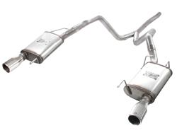 Exhaust System, Mach Force XP, Cat-back, Single In/Dual Out, Stainless Steel, Split Rear Exit, Ford, 4.0L, Kit
