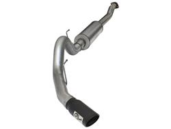 Exhaust System, Mach Force XP, Cat-back, Single, Stainless Steel, Natural, Side Exit, Ford, 2.7L, 3.5L, Kit