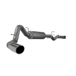 Exhaust System, Large Bore HD, Cat-Back, Stainless Steel, Tip, Chevy, GMC, 6.6L, Diesel, Kit