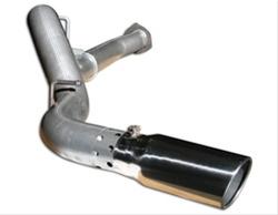 Exhaust System, Large Bore HD, DPF-Back, Stainless Steel, Tip, Chevy, GMC, 2500HD, 3500HD, 6.6L, Diesel, Kit