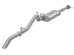 Exhaust Systems, Mach Force XP, Cat-back, Single, Stainless Steel, Natural, Rear Exit, Chevrolet, GMC, Kit