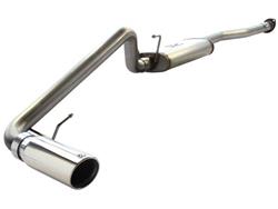 Exhaust System, Mach Force XP, Cat-back, Single, Stainless Steel, Natural, Side Exit, Toyota, 2.4L, 2.7L, Kit