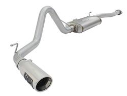 Exhaust Systems, Mach Force XP, Cat-back, Single, Stainless Steel, Natural, Side Exit, Polished Tip, Toyota, Kit