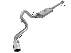 Exhaust Systems, Mach Force XP, Cat-back, Single, Stainless Steel, Natural, Side Exit, Polished Tip, Toyota, 4.0L, Kit